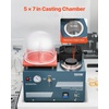 image:imageVEVOR Vacuum Investing Casting Machine with Melting Furnace Convenient Oil Injection Port Precision Pressure Gauge AllinOne Machine for Casting Jewelry and Melting Scrap Silver Gold CopperCasting Machine with Melting Furnace