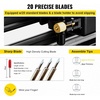 image:imageVEVOR Vinyl Cutter 53 Inch Vinyl Cutter Machine SemiAutomatic DIY Vinyl Printer Cutter Machine Manual Positioning Sign Cutting with Floor Stand Signmaster Software28 Inch20 Blades