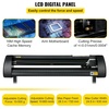 image:imageVEVOR Vinyl Cutter 53 Inch Vinyl Cutter Machine SemiAutomatic DIY Vinyl Printer Cutter Machine Manual Positioning Sign Cutting with Floor Stand Signmaster Software28 Inch3 Blades
