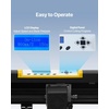 image:imageVEVOR Vinyl Cutter 53 Inch Vinyl Cutter Machine SemiAutomatic DIY Vinyl Printer Cutter Machine Manual Positioning Sign Cutting with Floor Stand Signmaster Software34 Inch