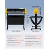 image:imageVEVOR Vinyl Cutter 53 Inch Vinyl Cutter Machine SemiAutomatic DIY Vinyl Printer Cutter Machine Manual Positioning Sign Cutting with Floor Stand Signmaster Software34 Inch