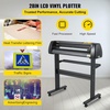 image:imageVEVOR Vinyl Cutter 53 Inch Vinyl Cutter Machine SemiAutomatic DIY Vinyl Printer Cutter Machine Manual Positioning Sign Cutting with Floor Stand Signmaster Software28 Inch3 Blades