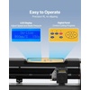 image:imageVEVOR Vinyl Cutter Machine Upgraded 28 Inch Paper Feed Cutting Plotter Bundle Adjustable Force amp Speed Vinyl Printer with Powerful Stepper Motors Signmaster Software Compatible with Windows System28 Inch