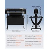 image:imageVEVOR Vinyl Cutter Machine Upgraded 28 Inch Paper Feed Cutting Plotter Bundle Adjustable Force amp Speed Vinyl Printer with Powerful Stepper Motors Signmaster Software Compatible with Windows System34 Inch