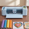image:imageVEVOR Vinyl Cutting Machine 12 in Button and Screen Controlled Vinyl Cutter 20000 Builtin Design Resources Compatible with Mac Windows Android and iOS for Creating Customized Crafts Cards228 x 736 x 661 In