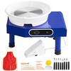 image:imageVEVOR 11in Pottery Wheel for Adults Beginners 450W Ceramic Wheel Forming Machine With LCD Touch Screen Adjustable 60300RPM Speed Handle and Foot Pedal Control 32PCS Accessory Tools Kit Craft Gift10in350W