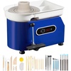 image:imageVEVOR 11in Pottery Wheel for Adults Beginners 450W Ceramic Wheel Forming Machine With LCD Touch Screen Adjustable 60300RPM Speed Handle and Foot Pedal Control 32PCS Accessory Tools Kit Craft Gift11inLCD Touch Screen