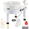 image:imageVEVOR 11in Pottery Wheel for Adults Beginners 60300RPM Speed Adjustable Forming Machine with 02in Lifttop Leg Foot Pedal Detachable Basin 350W Ceramic Clay Wheel for Kids Adults Craft Gift