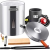 image:imageVEVOR 12KG Propane Melting Furnace Kit Large Capacity Foundry Home Blacksmithing Forge with Crucible amp Tongs Kiln Stainless Steel Smelter for Metal Scrap Recycle Gold Copper Silver Casting6KG