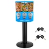 image:imageVEVOR Candy Vending Machine Triple Compartment Candy Vending Machine with Stand Gumball amp Candies Vendings Machines with Builtin Cash Box Detachable Vintage Candies Dispenser for Shops ArcadesBlue