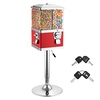 image:imageVEVOR Candy Vending Machine Triple Compartment Candy Vending Machine with Stand Gumball amp Candies Vendings Machines with Builtin Cash Box Detachable Vintage Candies Dispenser for Shops ArcadesRed