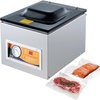 image:imageVEVOR Chamber Vacuum Sealer 260W Sealing Power Vacuum Packing Machine for Wet Foods Meats Marinades and More Compact Size with 102 in Sealing Length Applied in Home Kitchen  Stainless Steel Machine for Wet Foods Meats Marinades amp More Compact Size with 102 Seal Length Applied in Home Kitchensilver