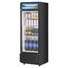 image:imageVEVOR Commercial Merchandiser Refrigerator 69 CUFT Glass Door Display Refrigerator Beverage Refrigerator Cooler Merchandiser with Adjustable Shelves Soft LED Light Customizable Lightbox Black