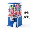 image:imageVEVOR Gumball Machine 21 inch Candy Vending Machine Dispenser 25Cent Vending Machines for Shopping Malls Supermarkets Amusement Parks Arcades Holds Up to 180 177 inch Spherical CandiesBlue