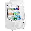image:imageVEVOR Open Air Merchandiser 2Tier Shelving Commercial Refrigerator Grab and Go Display Cooler Refrigerator with Air Curtain LED Advertising Light Fits for Restaurants Stores Office 127cuft