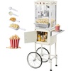 White with cart