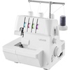 image:imageVEVOR Serger Overlock Sewing Machine 1250 Stitches Per Minute 234 Thread Capability 072 Adjustable Differential Feed with Free Arm and LED Light Sewing Machine for Various Fabrics White234 Thread