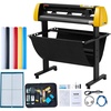 image:imageVEVOR Vinyl Cutter 53 Inch Vinyl Cutter Machine SemiAutomatic DIY Vinyl Printer Cutter Machine Manual Positioning Sign Cutting with Floor Stand Signmaster Software34 Inch