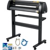 image:imageVEVOR Vinyl Cutter 53 Inch Vinyl Cutter Machine SemiAutomatic DIY Vinyl Printer Cutter Machine Manual Positioning Sign Cutting with Floor Stand Signmaster Software28 Inch3 Blades