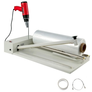 image:imageBestEquip 24 IBar Shrink Wrap Machine 800W Shrink Wrap Sealer with Heat Gun Shrink Film Shrink Wrap Sealer Compatible with PVC POF Film18 inch
