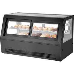 image:imageVEVOR Refrigerated Display Case 176 CuFt550L Large Pastry Display Case 2Tier Commercial Cake Refrigerator with LED Lighting TURBO Cooling FrostFree AirCooling for Bakery Dessert Shop71 CuFtNew