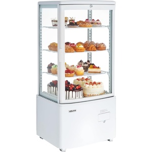 image:imageVEVOR Refrigerated Display Case 98 CuFt278L Large Pastry Display Case 5Tier Commercial Cake Refrigerator with LED Lighting TURBO Cooling FrostFree AirCooling for Bakery Dessert Shop3 CuFtNew