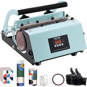 image:imageVEVOR Tumbler Heat Press Machine 1130oz Mug Press Heat Up Fast and Even Tumbler Press with Sublimation Paper Tape and Gloves Temp and Time Setting for Sublimation Tumblers Cups Mugs GreenGreen