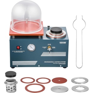 image:imageVEVOR Vacuum Investing Casting Machine with Melting Furnace Convenient Oil Injection Port Precision Pressure Gauge AllinOne Machine for Casting Jewelry and Melting Scrap Silver Gold CopperCasting Machine