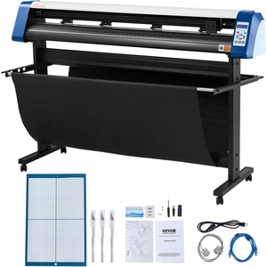 image:imageVEVOR Vinyl Cutter 53 Inch Vinyl Cutter Machine SemiAutomatic DIY Vinyl Printer Cutter Machine Manual Positioning Sign Cutting with Floor Stand Signmaster Software53 Inch