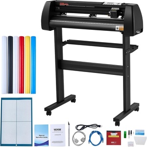 image:imageVEVOR Vinyl Cutter 53 Inch Vinyl Cutter Machine SemiAutomatic DIY Vinyl Printer Cutter Machine Manual Positioning Sign Cutting with Floor Stand Signmaster Software28 Inch
