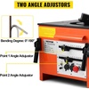 image:imageHappybuy Electric Hydraulic Rebar Bender900W Portable Electric Rebar BenderBending up to 58 Inch 5 416mm Rebar Bending Angle 090 Degrees110Vwith Positioning Bolt900W RB161700W Desktop Rebar Bender