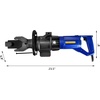 image:imageHappybuy Electric Hydraulic Rebar Bender900W Portable Electric Rebar BenderBending up to 58 Inch 5 416mm Rebar Bending Angle 090 Degrees110Vwith Positioning Bolt900W RB16900W Hand Held Rebar Bender