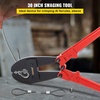 image:imageMophorn Hand Swager Crimper 30 InchSwaging Tool for 532 14 516 Wire RopeHand Cimping Tool for Copper Aluminum Oval Sleeves and Stop SleevesWire Rope Crimping Tool Swage Tool Long Handle Lab30 Inch