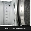 image:imageMophorn Rotary Table 8Inch Horizontal Vertical HV8 Precision 3MT Milling Drilling Machine Vernier Reading Milling Drilling Boring8 in