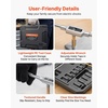 image:imageTap and Die Set 116Piece Include Metric and SAE Size Bearing Steel Taps and Dies Essential Threading Tool for Cutting External Internal Threads with Complete Accessories and Storage Case86pcsTitaniumCoated