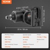 image:imageVEVOR 1 Inch Air Impact Wrench Up to 3160 ftlbs High Reverse Torque Output 1 Pneumatic Impact Gun w 8 Inch Extended Anvil amp Carrying Case for Heavy Duty Repairs and MaintenanceWrench