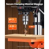 image:imageVEVOR 10 in Benchtop Drill Press 62A Induction Motor Tabletop Drilling Machine with 610940  15002150  2800 RPM Adjustable Speed 045 Tilting Worktable LED Work Light for Wood Metal