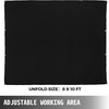 image:imageVEVOR 10 x 10 Ft Welding Blanket Black Fiberglass Blanket Portable Fiberglass Fire Retardant Blanket Welding Mat Welding Fireproof Thermal Resistant Insulation With Carry Bag8 x 10 Ft
