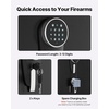 image:imageVEVOR 1012 Gun Safe Long Gun Cabinet for Rifles and Pistols Quick Access Rifle Safe with 4 Pistol Pockets and 3 Adjustable Racks Large Digital Cabinet with Key and Password LockAssembly Required11 x 16 x 55