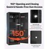 image:imageVEVOR 1012 Gun Safe Long Gun Cabinet for Rifles and Pistols Quick Access Rifle Safe with 4 Pistol Pockets and 3 Adjustable Racks Large Digital Cabinet with Key and Password LockAssembly Required14 x 19 x 52