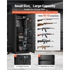 image:imageVEVOR 1012 Gun Safe Long Gun Cabinet for Rifles and Pistols Quick Access Rifle Safe with 4 Pistol Pockets and 3 Adjustable Racks Large Digital Cabinet with Key and Password LockAssembly Required16 x 20 x 54