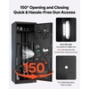 image:imageVEVOR 1012 Gun Safe Long Gun Cabinet for Rifles and Pistols Quick Access Rifle Safe with 4 Pistol Pockets and 3 Adjustable Racks Large Digital Cabinet with Key and Password LockAssembly Required16 x 20 x 54