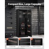 image:imageVEVOR 1012 Gun Safe Long Gun Cabinet for Rifles and Pistols Quick Access Rifle Safe with 4 Pistol Pockets and 3 Adjustable Racks Large Digital Cabinet with Key and Password LockAssembly Required14 x 19 x 52