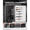 image:imageVEVOR 1012 Gun Safe Long Gun Cabinet for Rifles and Pistols Quick Access Rifle Safe with 4 Pistol Pockets and 3 Adjustable Racks Large Digital Cabinet with Key and Password LockAssembly Required11 x 16 x 55