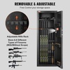 image:imageVEVOR 1012 Gun Safe Long Gun Cabinet for Rifles and Pistols Quick Access Rifle Safe with 4 Pistol Pockets and 3 Adjustable Racks Large Digital Cabinet with Key and Password LockAssembly Required68 Rifles
