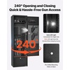 image:imageVEVOR 1012 Gun Safe Long Gun Cabinet for Rifles and Pistols Quick Access Rifle Safe with 4 Pistol Pockets and 3 Adjustable Racks Large Digital Cabinet with Key and Password LockAssembly Required11 x 16 x 55
