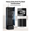 image:imageVEVOR 1012 Gun Safe Long Gun Cabinet for Rifles and Pistols Quick Access Rifle Safe with 4 Pistol Pockets and 3 Adjustable Racks Large Digital Cabinet with Key and Password LockAssembly Required11 x 16 x 55