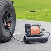 image:imageVEVOR 106 CFM Heavy Duty Air Compressor 30s Fast Inflation  DualCylinder Portable Tire Inflator 12V 150PSI Offroad Air Pump with Adapters for Trucks Car SUV 4 x 4 Vehicle RV635 CFM with 6L Tank Kit