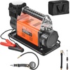 image:imageVEVOR 106 CFM Heavy Duty Air Compressor 30s Fast Inflation  DualCylinder Portable Tire Inflator 12V 150PSI Offroad Air Pump with Adapters for Trucks Car SUV 4 x 4 Vehicle RV706CFM with Digital