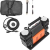 image:imageVEVOR 106 CFM Heavy Duty Air Compressor 30s Fast Inflation  DualCylinder Portable Tire Inflator 12V 150PSI Offroad Air Pump with Adapters for Trucks Car SUV 4 x 4 Vehicle RV106CFM